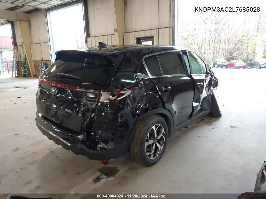 2020 Kia Sportage Lx VIN: KNDPM3AC2L7685028 Lot: 40904924