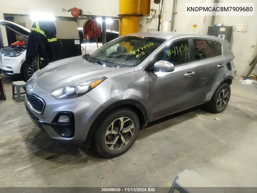 2021 Kia Sportage Lx VIN: KNDPMCAC8M7909680 Lot: 30049050