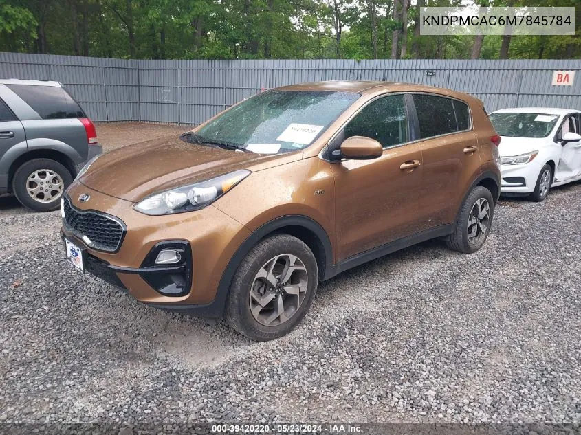 2021 Kia Sportage Lx VIN: KNDPMCAC6M7845784 Lot: 39420220