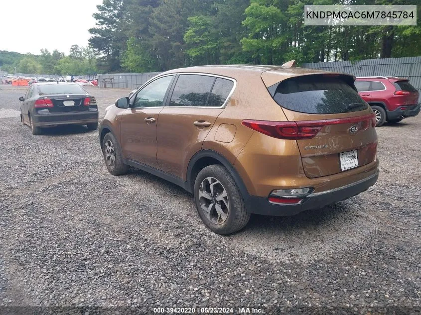 2021 Kia Sportage Lx VIN: KNDPMCAC6M7845784 Lot: 39420220