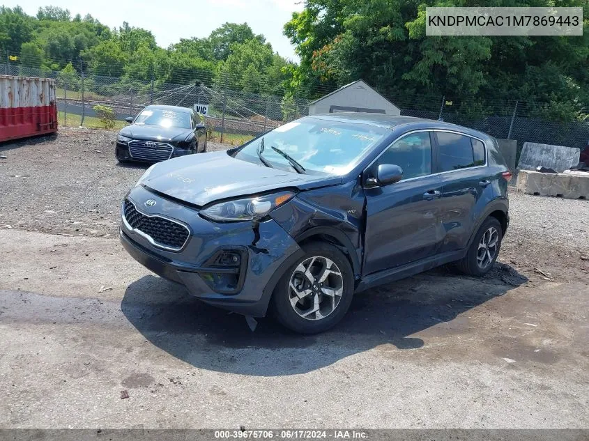 KNDPMCAC1M7869443 2021 Kia Sportage Lx