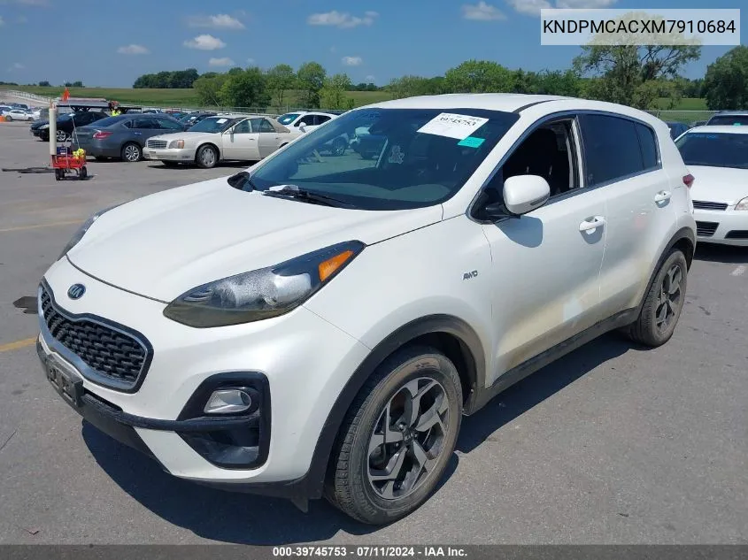 2021 Kia Sportage Lx VIN: KNDPMCACXM7910684 Lot: 39745753