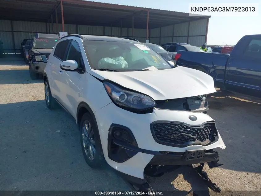 2021 Kia Sportage S VIN: KNDP63AC3M7923013 Lot: 39818160