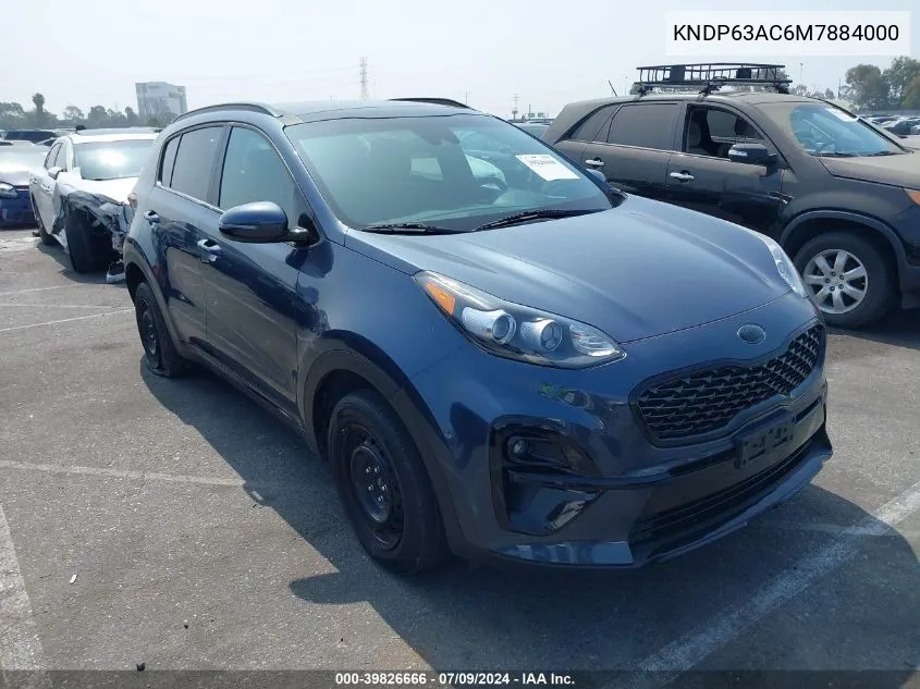 2021 Kia Sportage S VIN: KNDP63AC6M7884000 Lot: 39826666