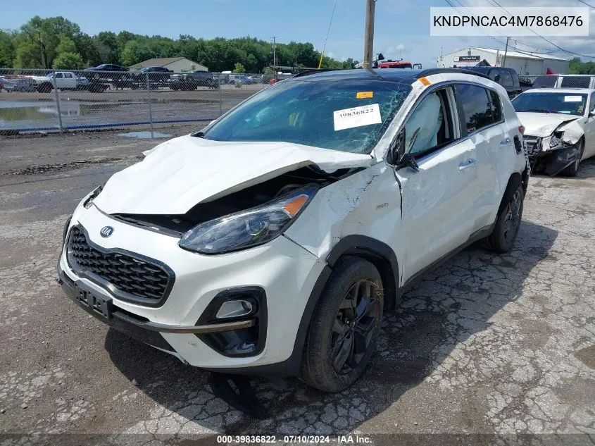 2021 Kia Sportage Ex VIN: KNDPNCAC4M7868476 Lot: 39836822