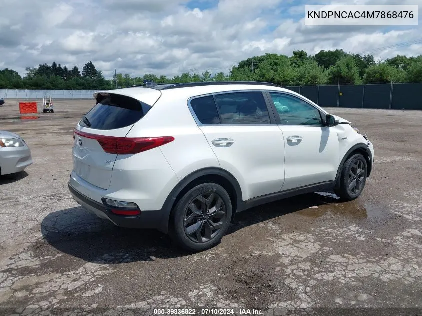 2021 Kia Sportage Ex VIN: KNDPNCAC4M7868476 Lot: 39836822