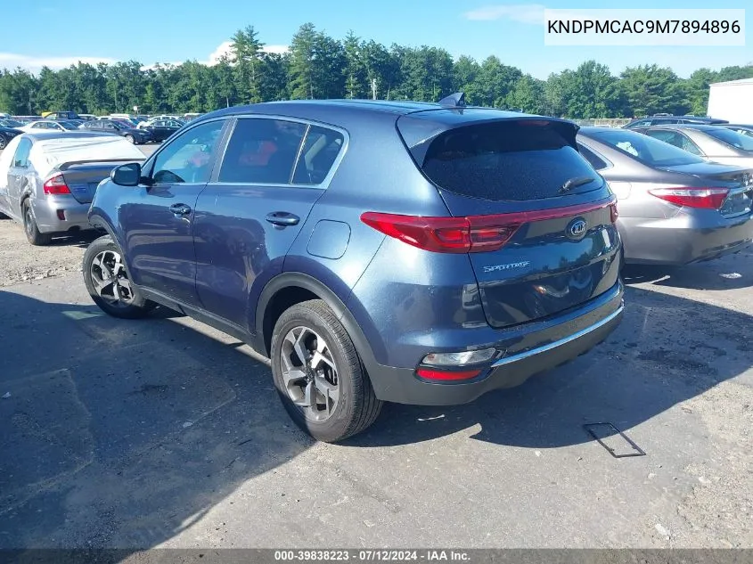 2021 Kia Sportage Lx VIN: KNDPMCAC9M7894896 Lot: 39838223