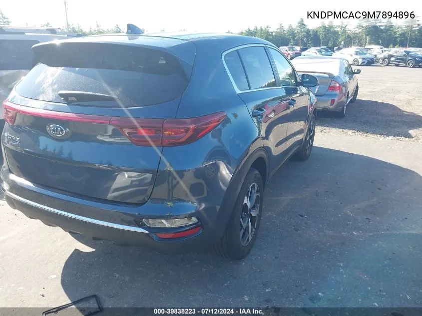 2021 Kia Sportage Lx VIN: KNDPMCAC9M7894896 Lot: 39838223