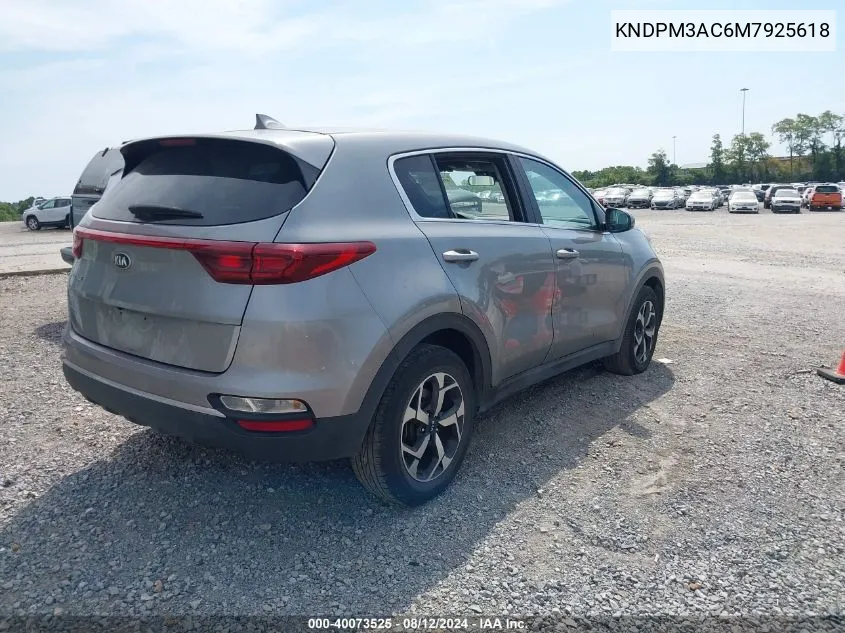 KNDPM3AC6M7925618 2021 Kia Sportage Lx