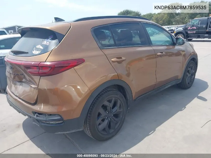 2021 Kia Sportage S VIN: KNDP63AC8M7859535 Lot: 40095093