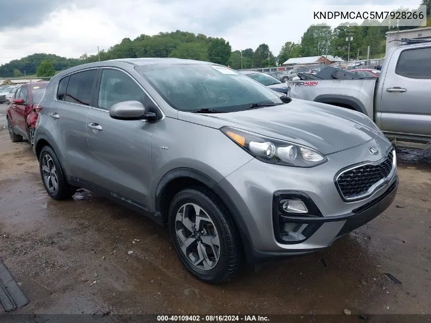 KNDPMCAC5M7928266 2021 Kia Sportage Lx