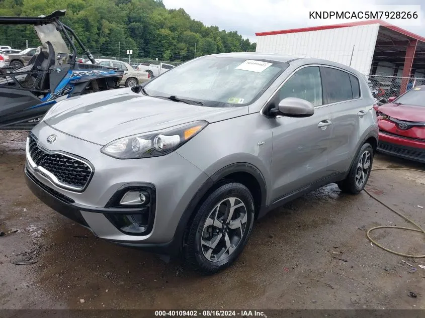 KNDPMCAC5M7928266 2021 Kia Sportage Lx