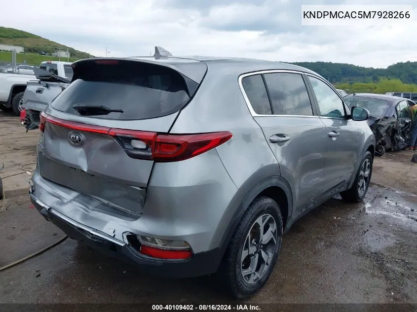 KNDPMCAC5M7928266 2021 Kia Sportage Lx