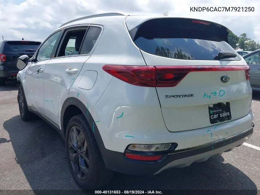 KNDP6CAC7M7921250 2021 Kia Sportage S