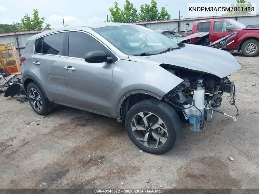 2021 Kia Sportage Lx VIN: KNDPM3AC5M7861488 Lot: 40145372