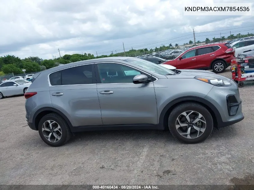 KNDPM3ACXM7854536 2021 Kia Sportage Lx