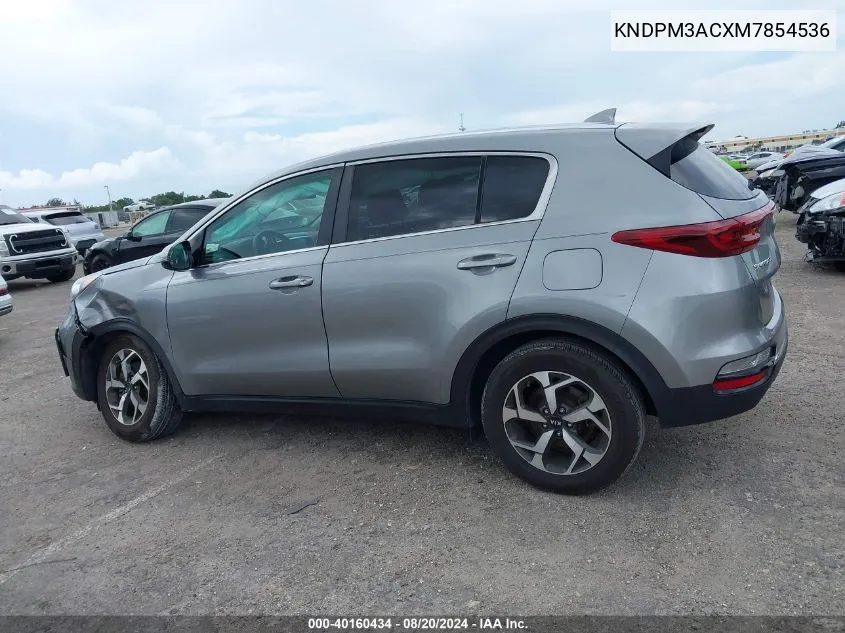 KNDPM3ACXM7854536 2021 Kia Sportage Lx