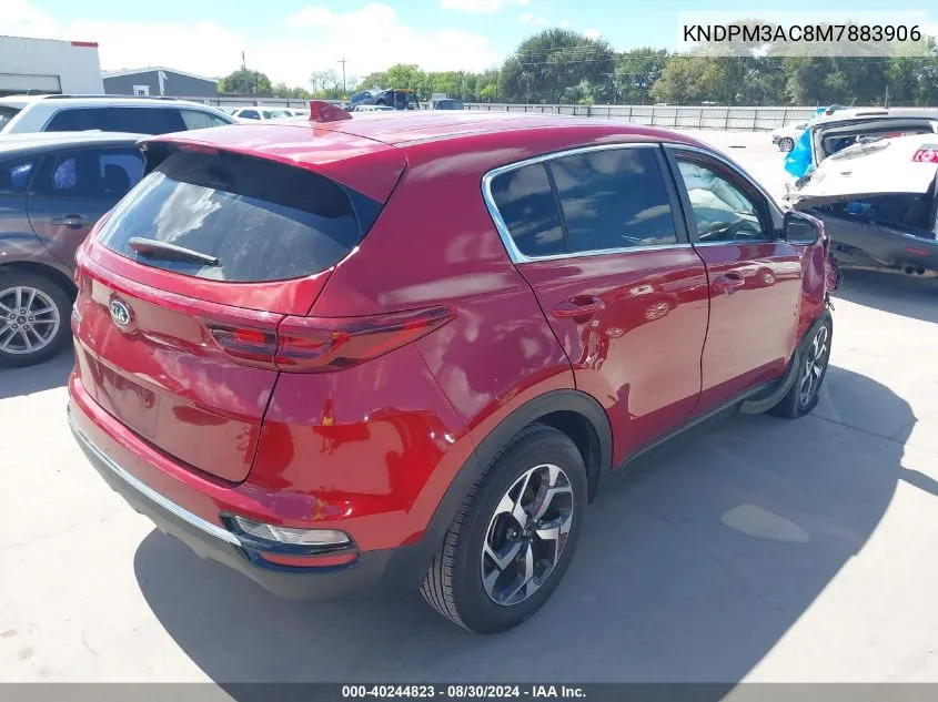 2021 Kia Sportage Lx VIN: KNDPM3AC8M7883906 Lot: 40244823