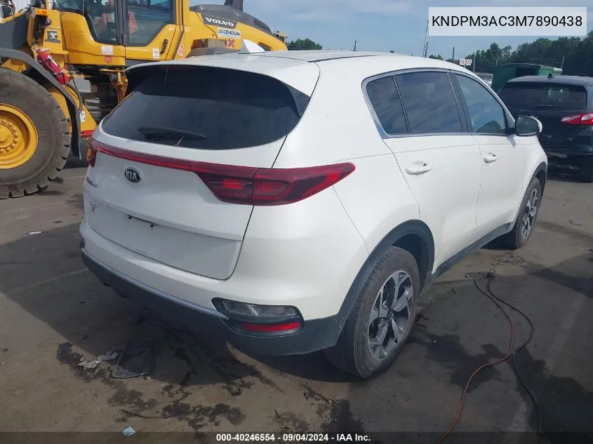 KNDPM3AC3M7890438 2021 Kia Sportage Lx