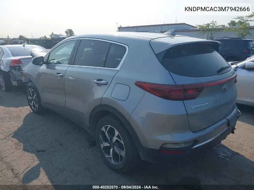 KNDPMCAC3M7942666 2021 Kia Sportage Lx