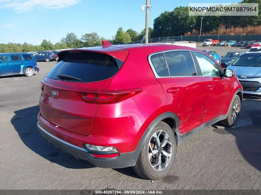 2021 Kia Sportage Lx VIN: KNDPMCAC9M7887964 Lot: 40287294