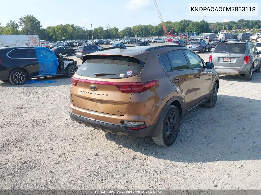 KNDP6CAC6M7853118 2021 Kia Sportage S