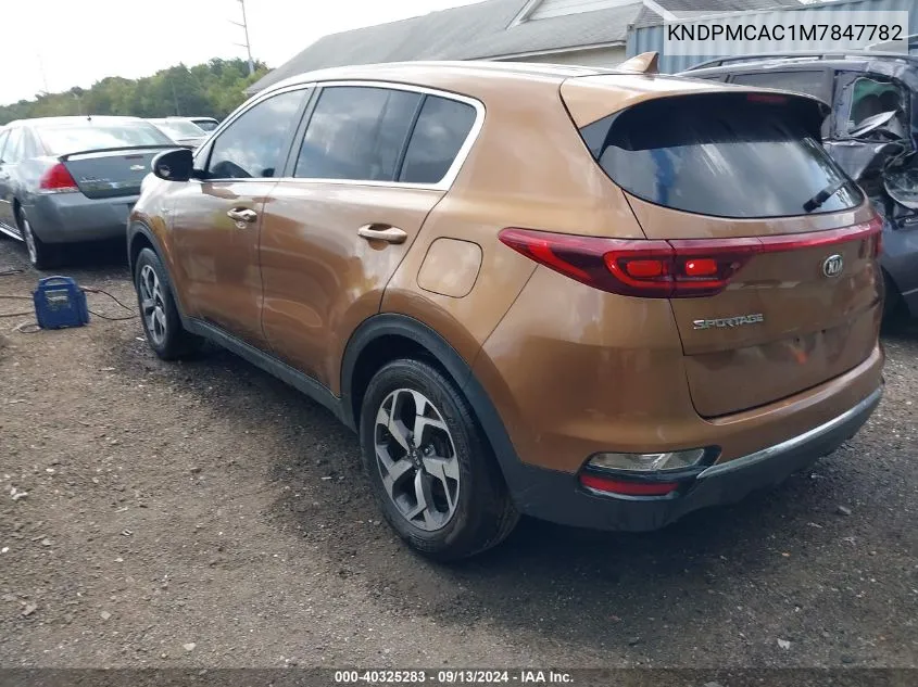 2021 Kia Sportage Lx VIN: KNDPMCAC1M7847782 Lot: 40325283