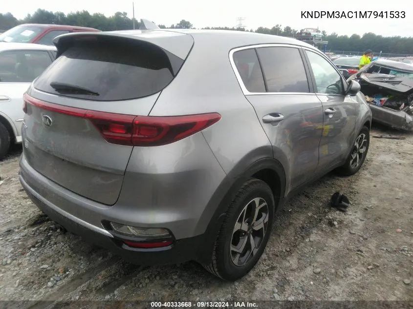 KNDPM3AC1M7941533 2021 Kia Sportage Lx