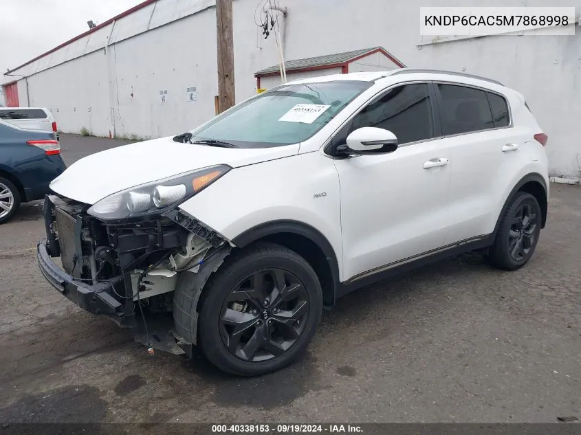 2021 Kia Sportage S VIN: KNDP6CAC5M7868998 Lot: 40338153