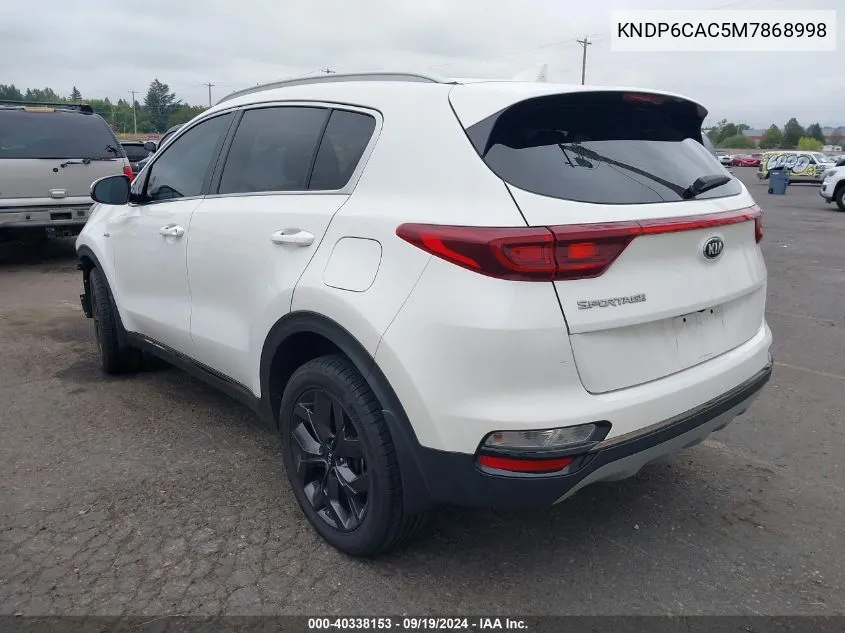 KNDP6CAC5M7868998 2021 Kia Sportage S