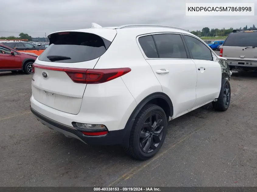 KNDP6CAC5M7868998 2021 Kia Sportage S