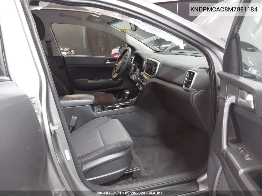 KNDPMCAC8M7881184 2021 Kia Sportage Lx