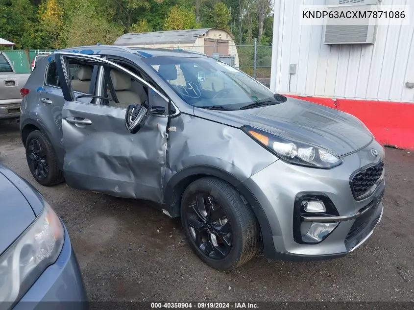 2021 Kia Sportage S VIN: KNDP63ACXM7871086 Lot: 40358904