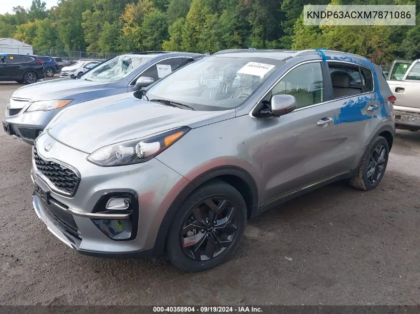 2021 Kia Sportage S VIN: KNDP63ACXM7871086 Lot: 40358904