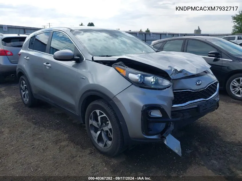 2021 Kia Sportage Lx VIN: KNDPMCACXM7932717 Lot: 40367282