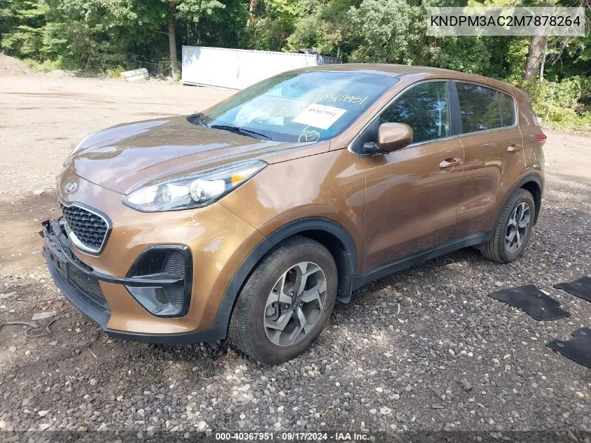 2021 Kia Sportage Lx VIN: KNDPM3AC2M7878264 Lot: 40367951