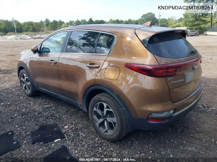 KNDPM3AC2M7878264 2021 Kia Sportage Lx