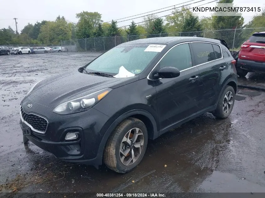 2021 Kia Sportage Lx VIN: KNDPMCAC5M7873415 Lot: 40381254