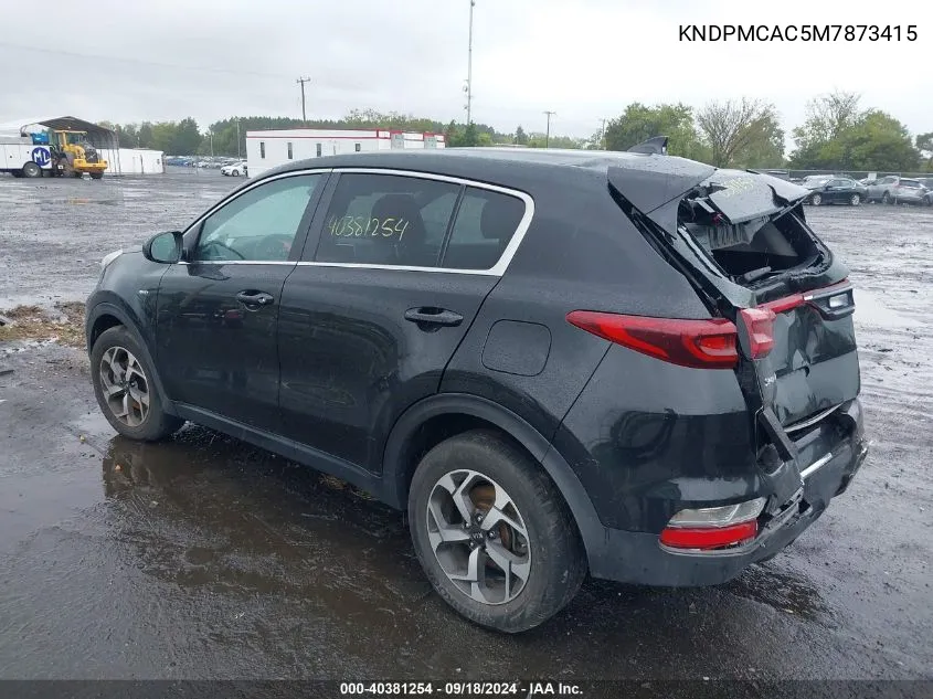 KNDPMCAC5M7873415 2021 Kia Sportage Lx