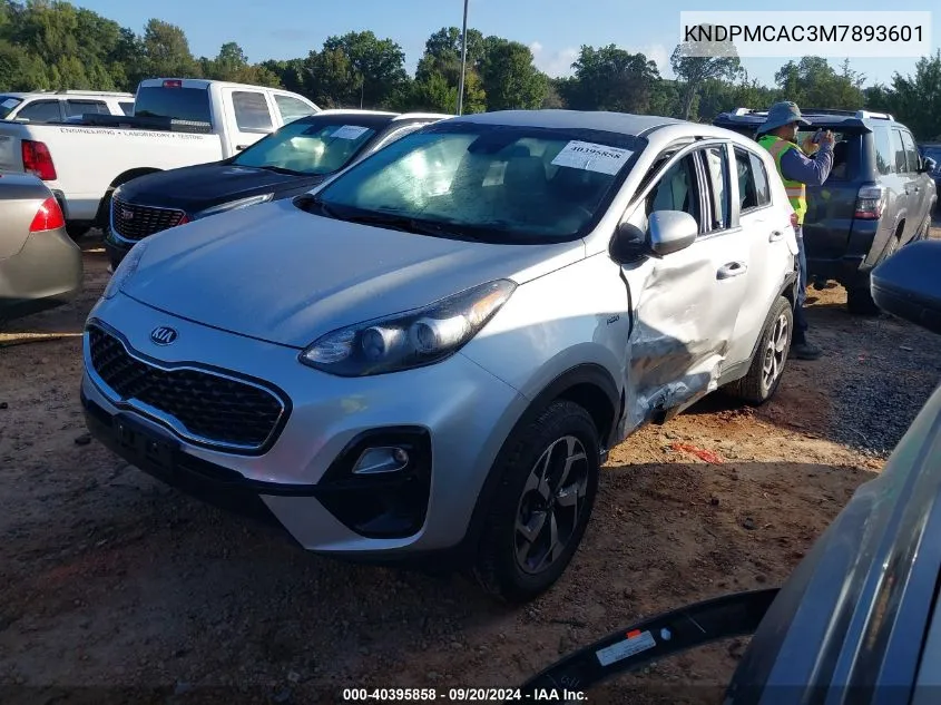 KNDPMCAC3M7893601 2021 Kia Sportage Lx