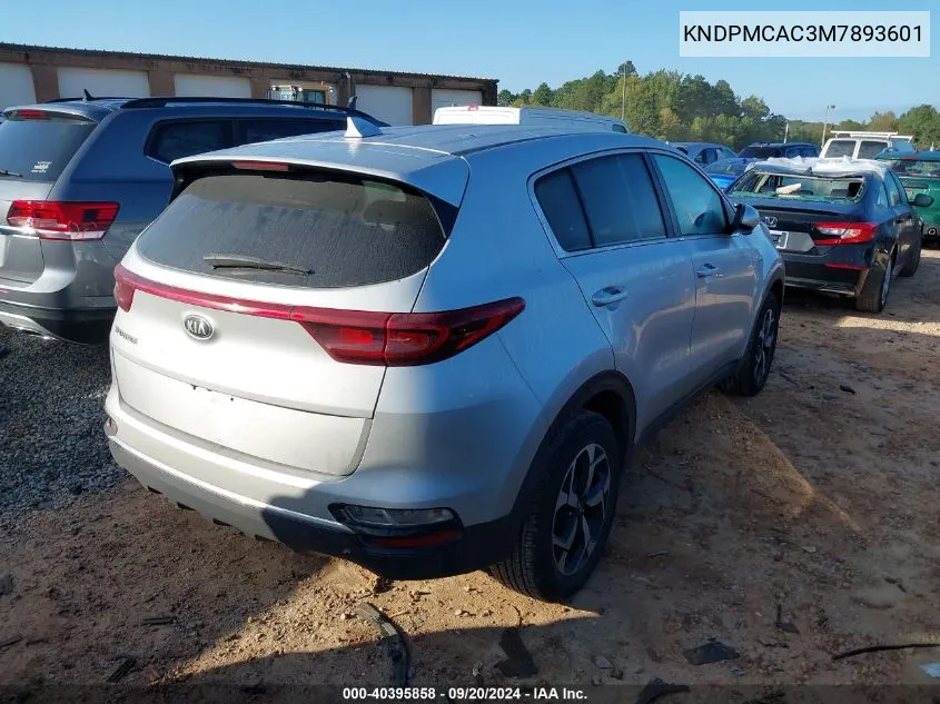 KNDPMCAC3M7893601 2021 Kia Sportage Lx