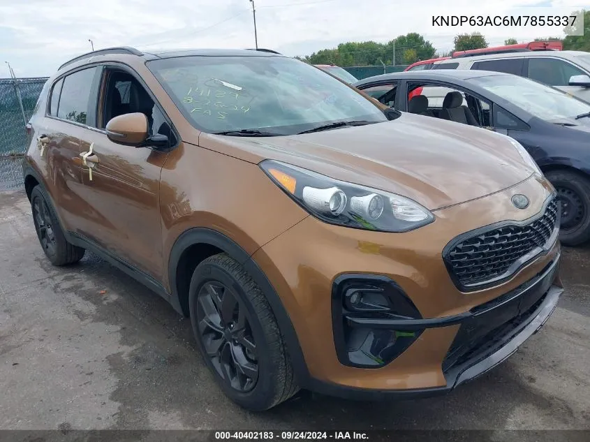 KNDP63AC6M7855337 2021 Kia Sportage S