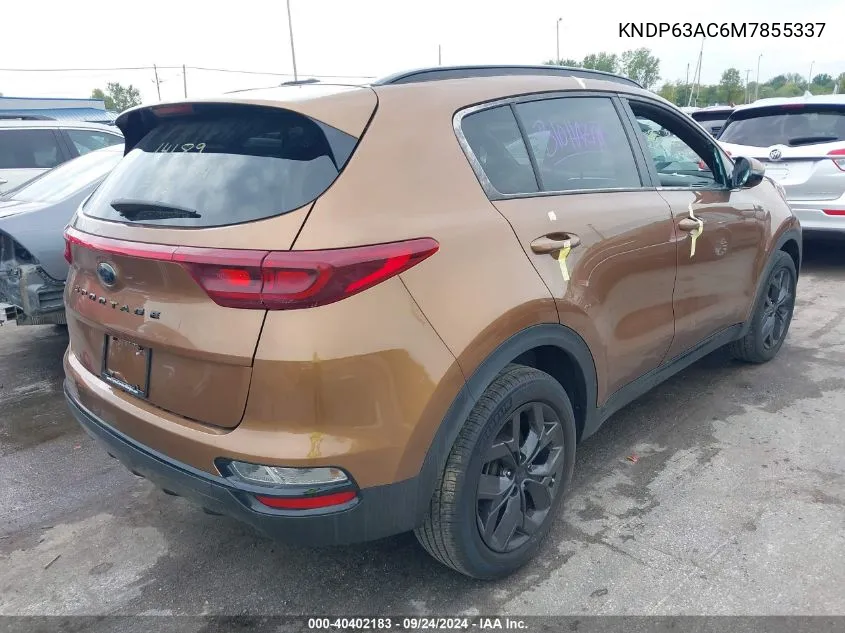 KNDP63AC6M7855337 2021 Kia Sportage S