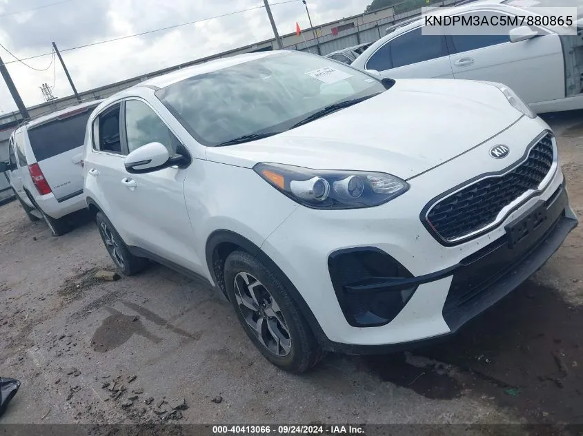 2021 Kia Sportage Lx VIN: KNDPM3AC5M7880865 Lot: 40413066