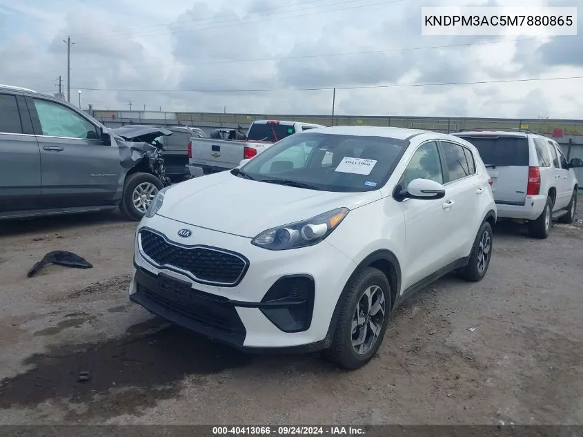 2021 Kia Sportage Lx VIN: KNDPM3AC5M7880865 Lot: 40413066