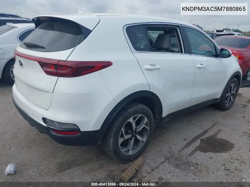 2021 Kia Sportage Lx VIN: KNDPM3AC5M7880865 Lot: 40413066