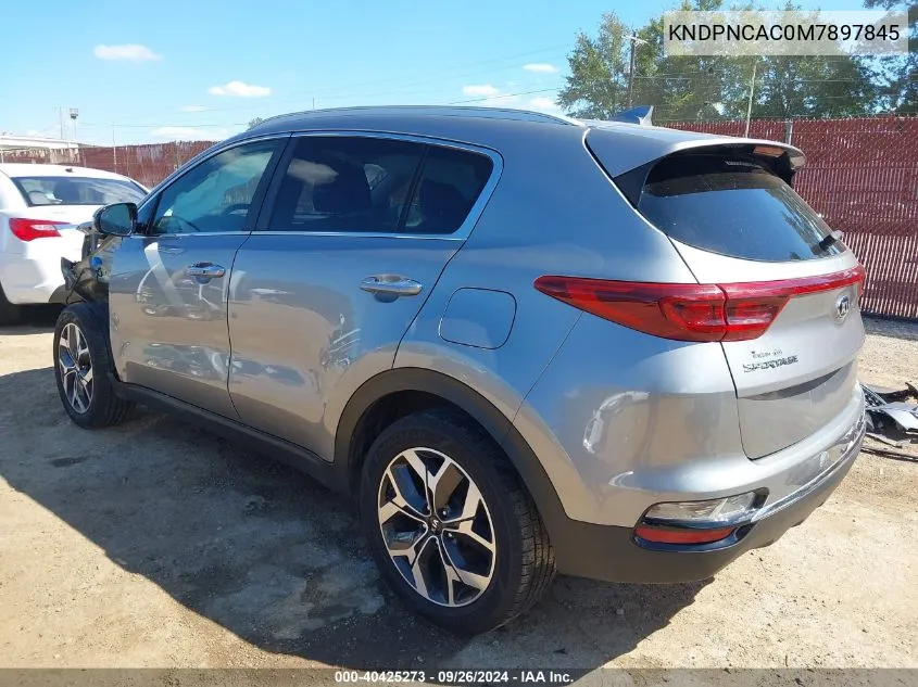 2021 Kia Sportage Ex VIN: KNDPNCAC0M7897845 Lot: 40425273