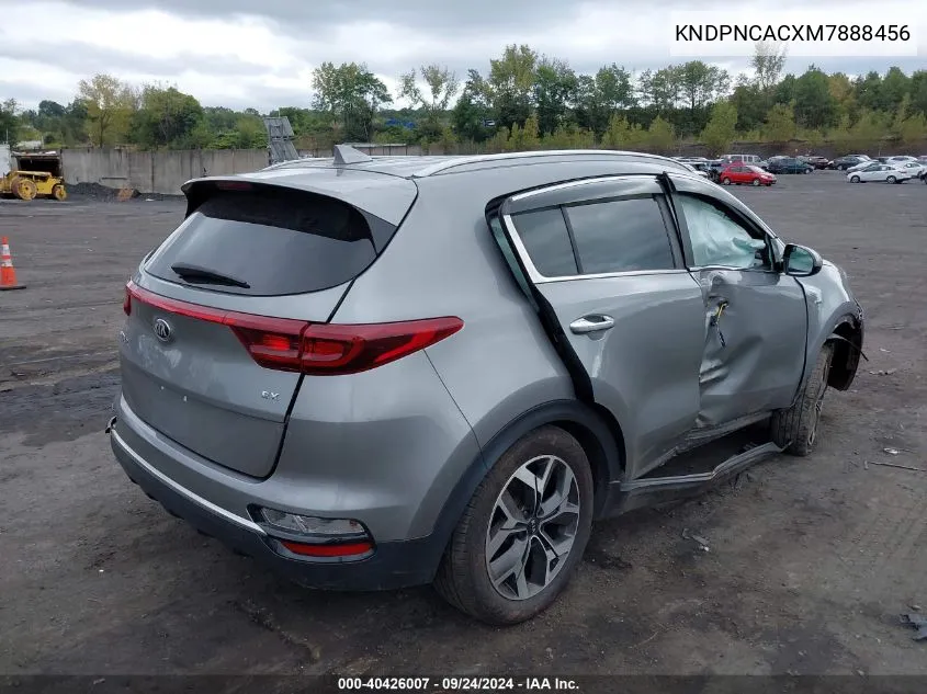 2021 Kia Sportage Ex VIN: KNDPNCACXM7888456 Lot: 40426007