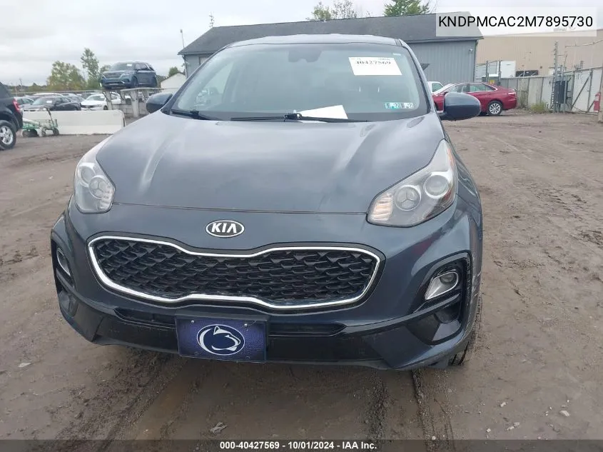 2021 Kia Sportage Lx VIN: KNDPMCAC2M7895730 Lot: 40427569