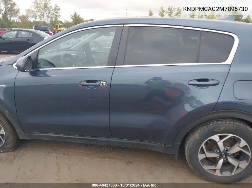 2021 Kia Sportage Lx VIN: KNDPMCAC2M7895730 Lot: 40427569